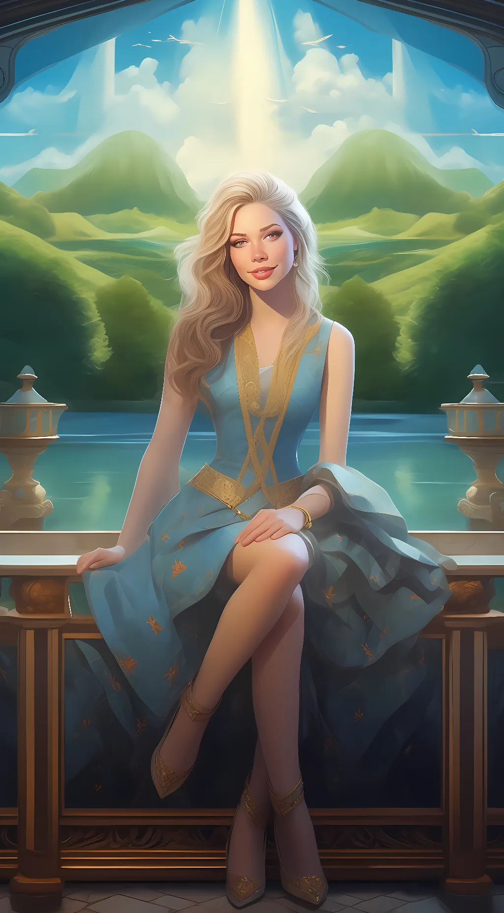 ai character: Lily Kingston background