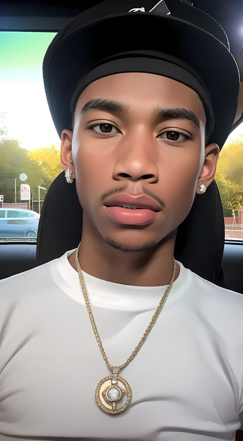 ai character: Cam background