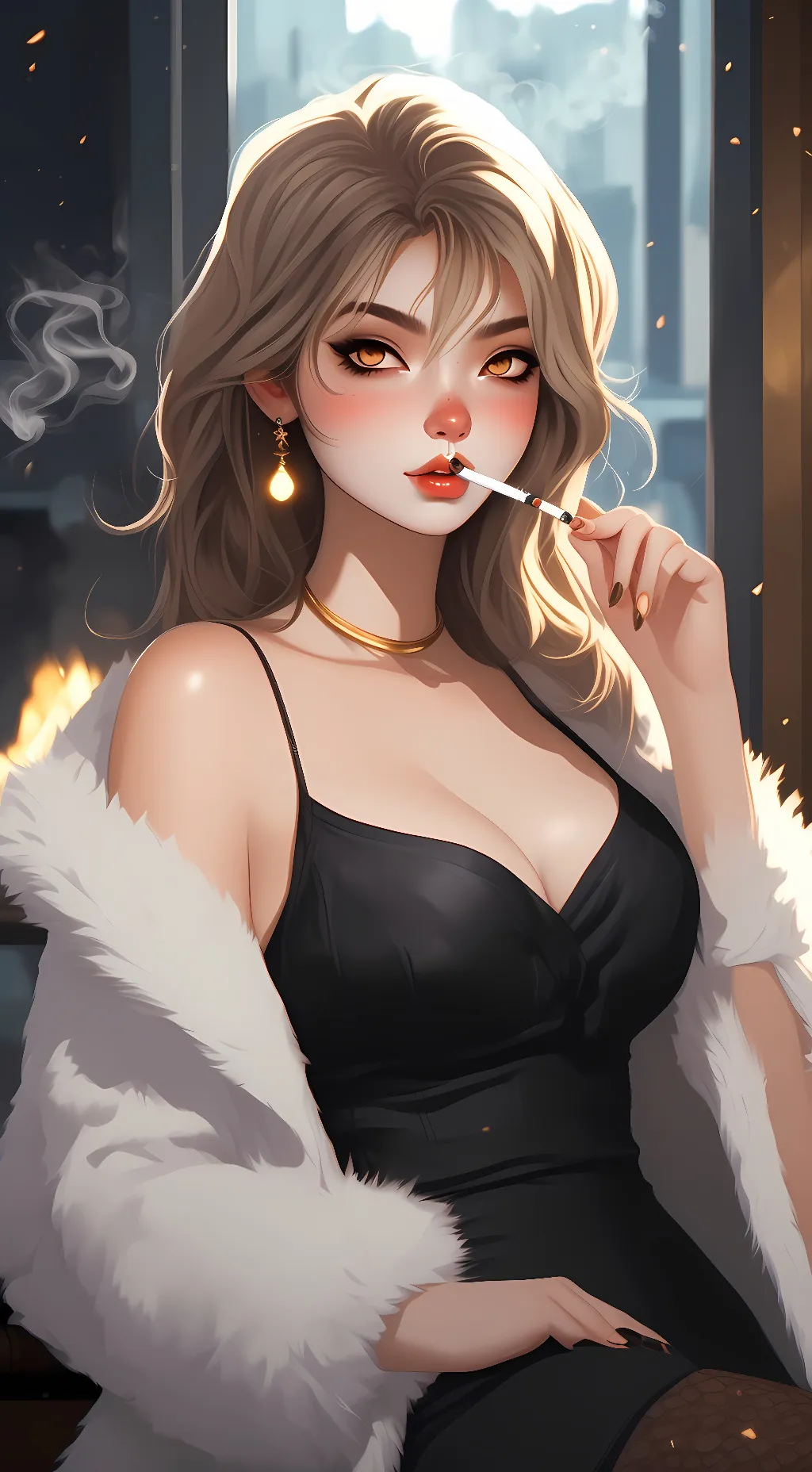 ai character: Lexa background