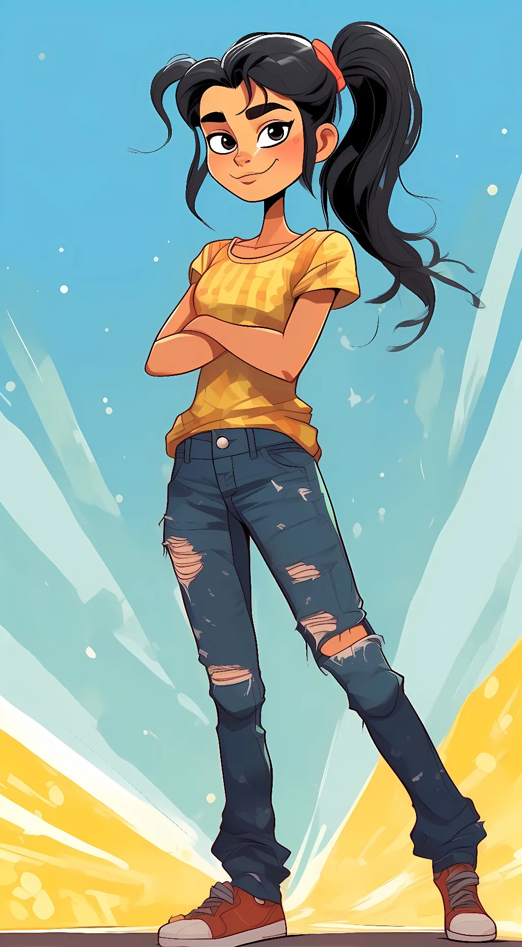 ai character: becker denoga background