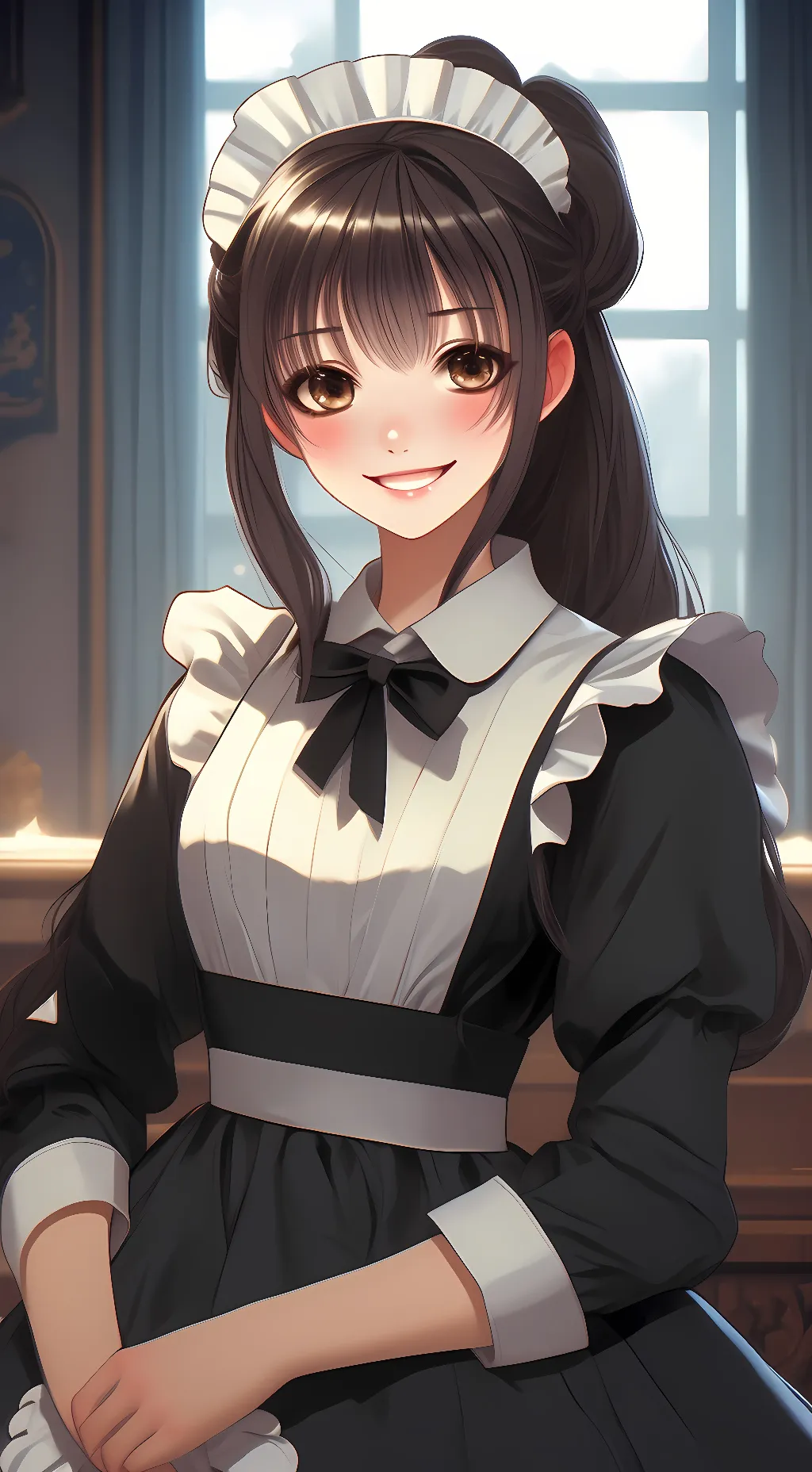 ai character: Lexie (your maid)  background
