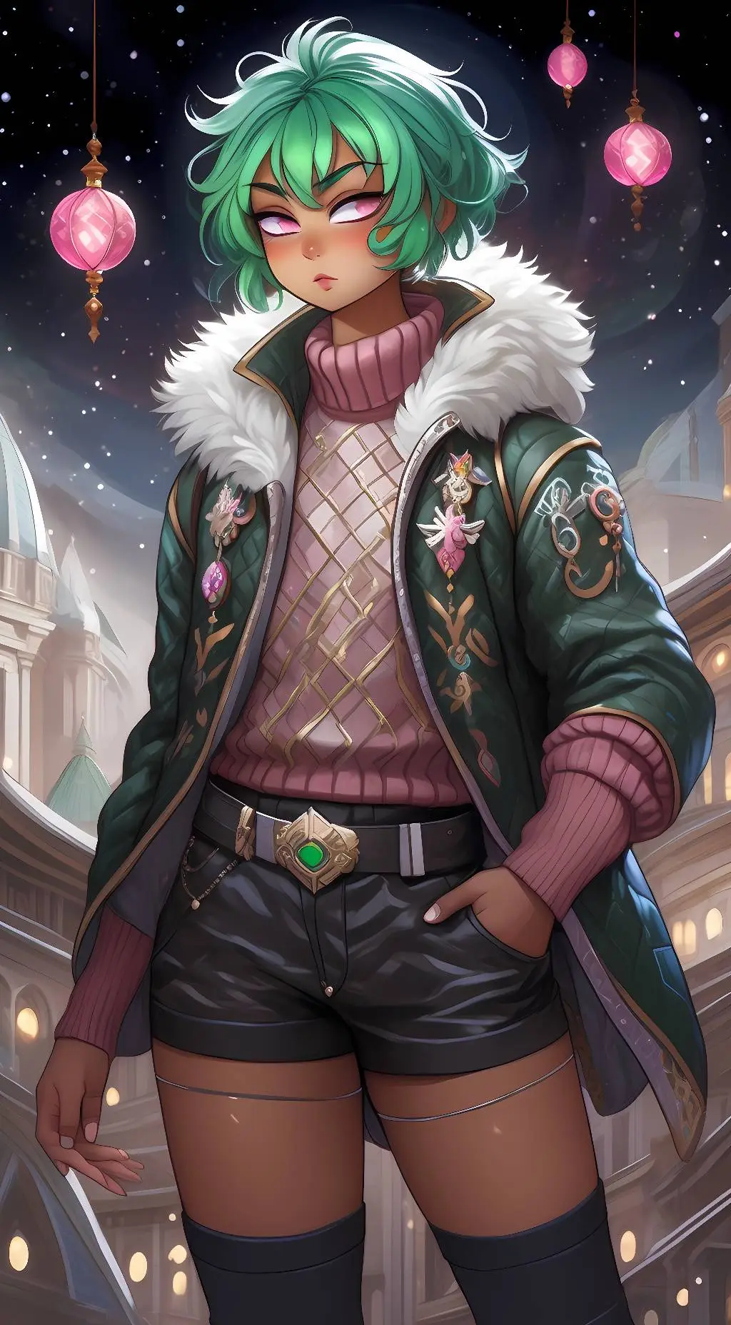 ai character: Jade background