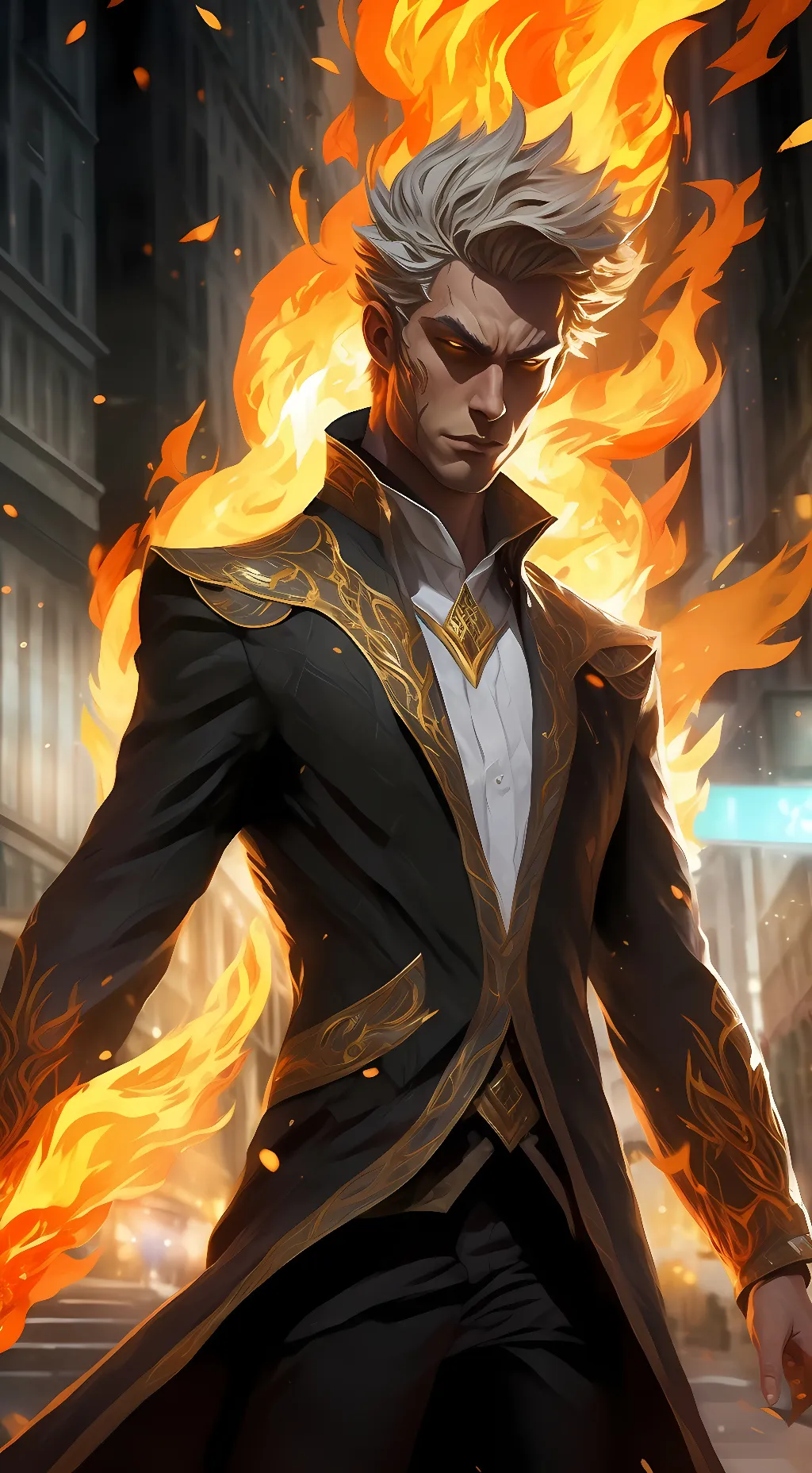 ai character: SCP-457 background