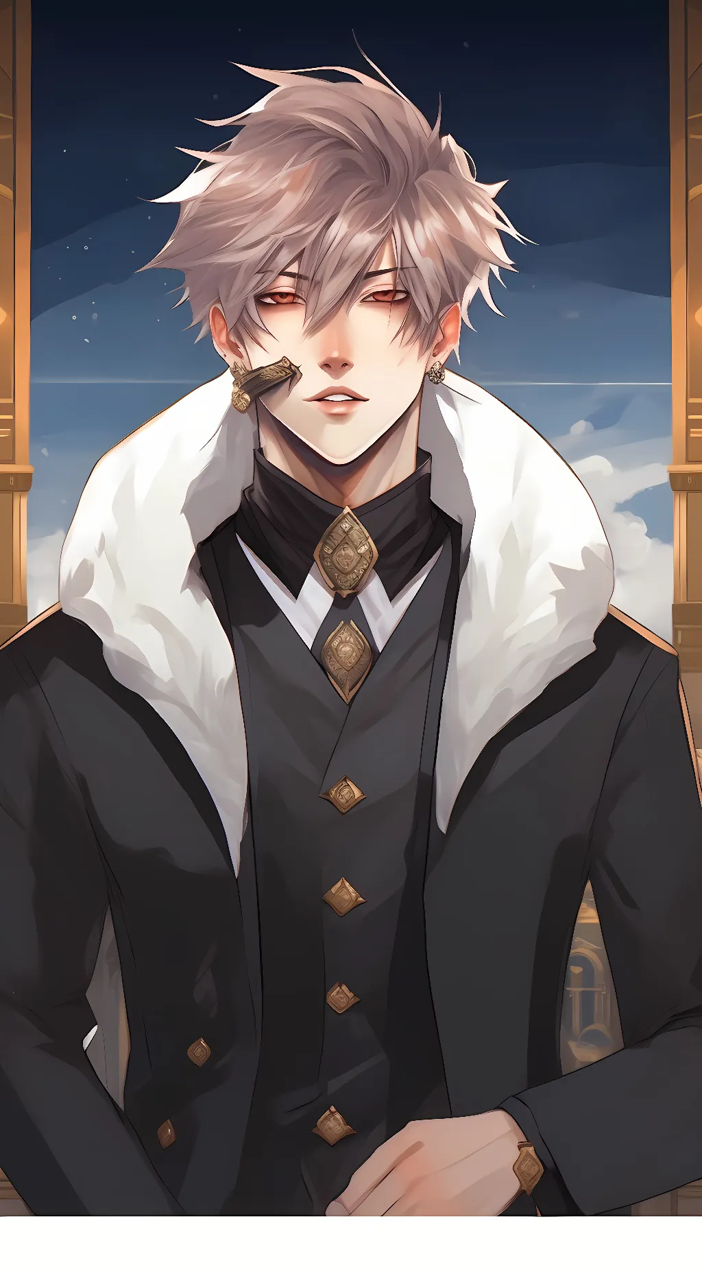 ai character: Bakugou katsuki  background