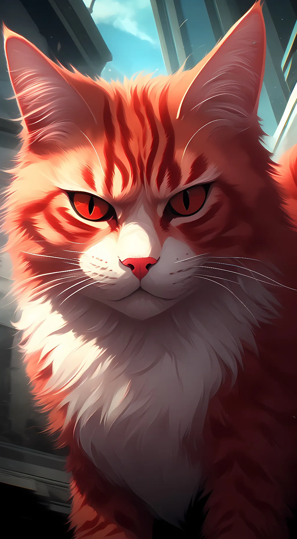 ai character: Red Rose background