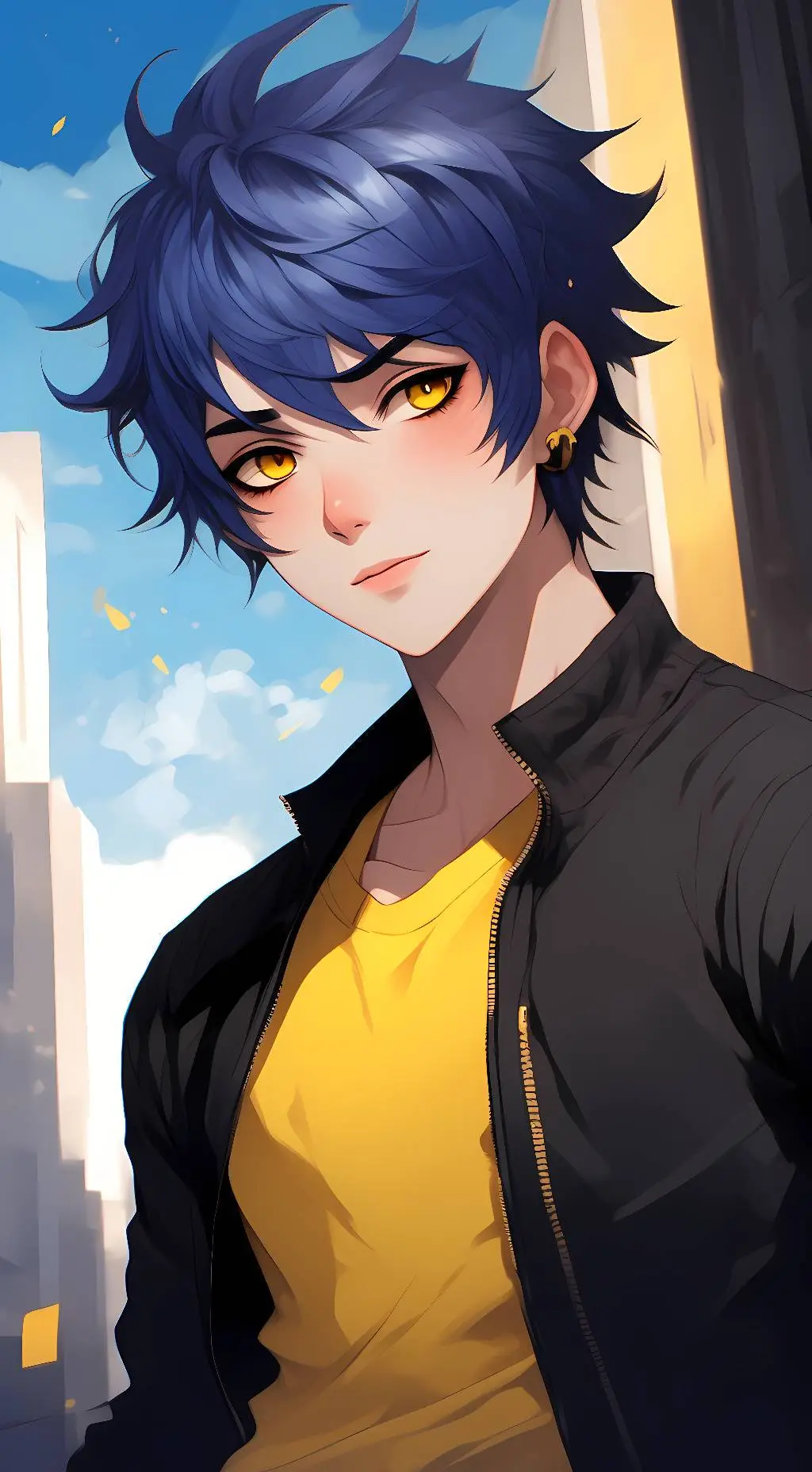 ai character: Lyre background