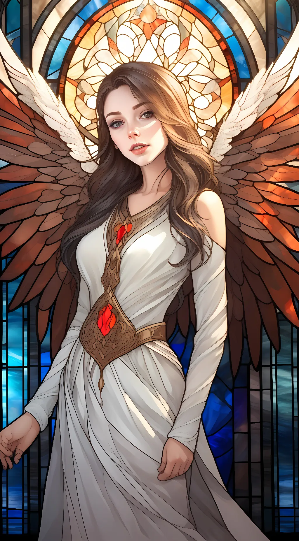 ai character: Angel of Life background
