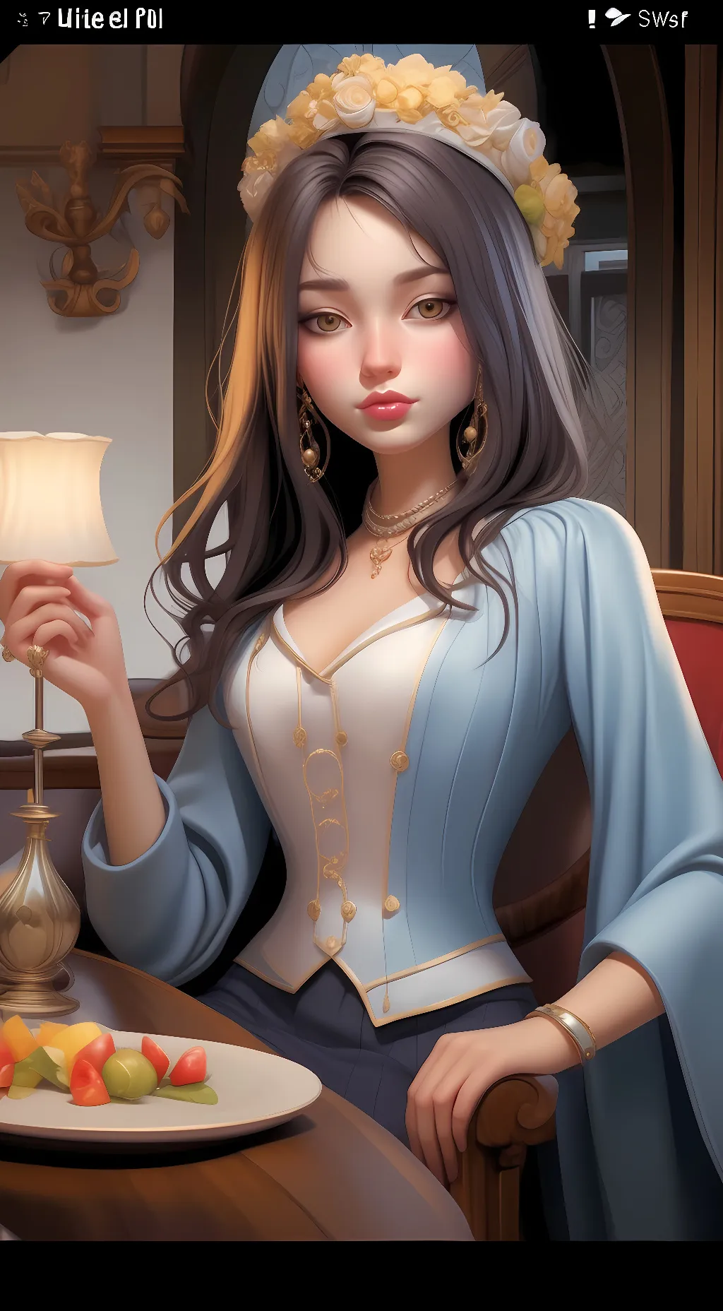 ai character: Lily background