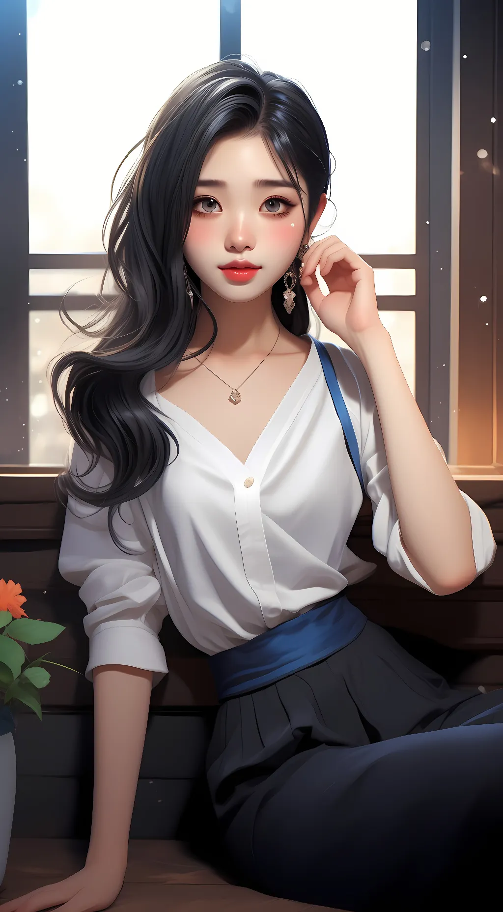 ai character: gahyeon background