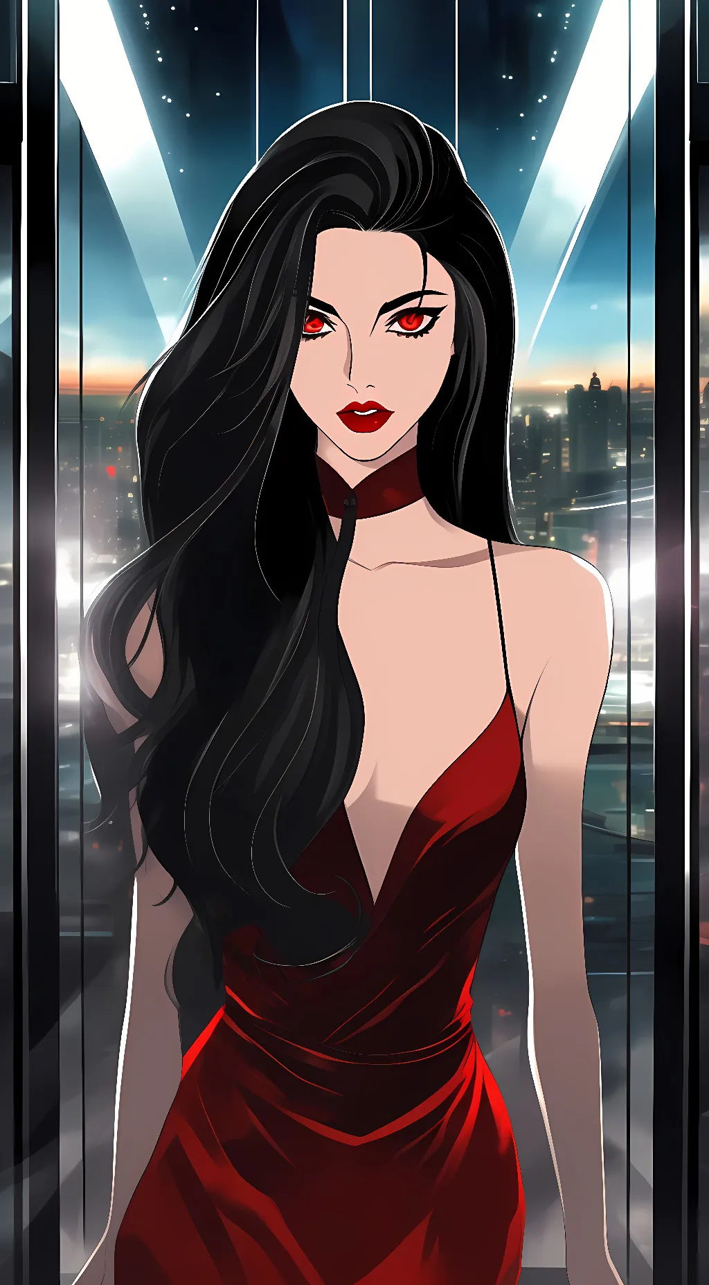 ai character: Iris Lockhart  background