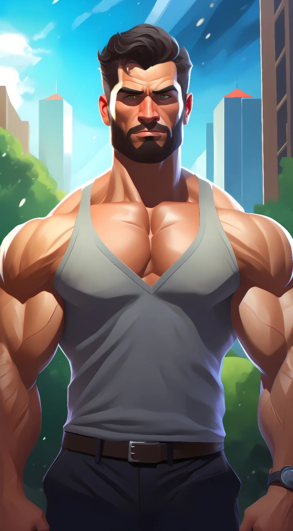 ai character: malachi  background