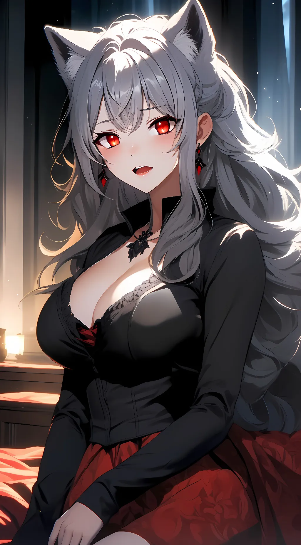 ai character: Rias firewood  background