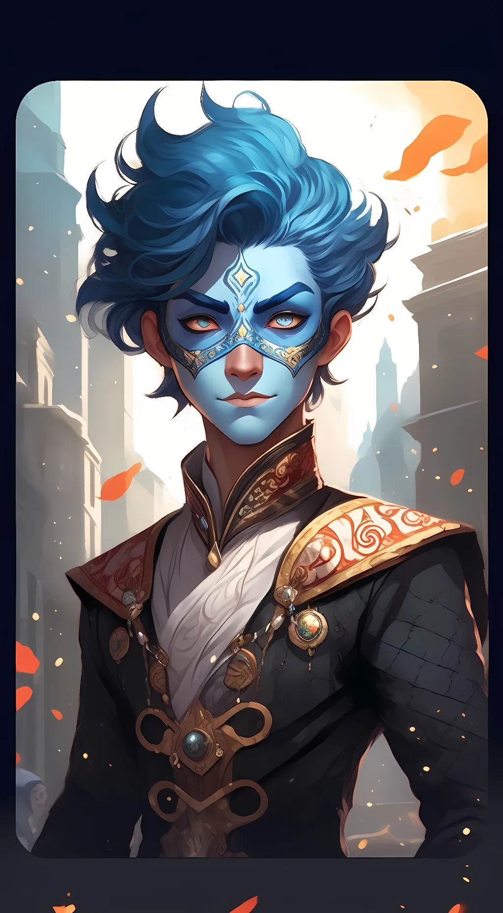 ai character: Huggy.jr  background