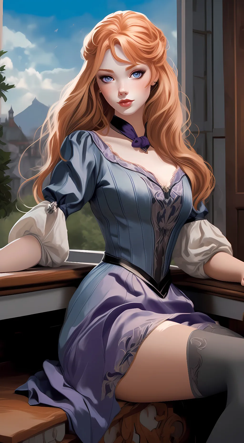 ai character: Lady Luna background