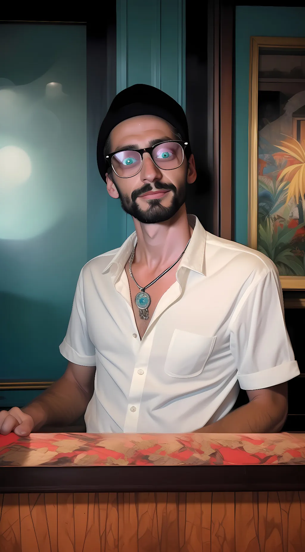 ai character: Florida man  background