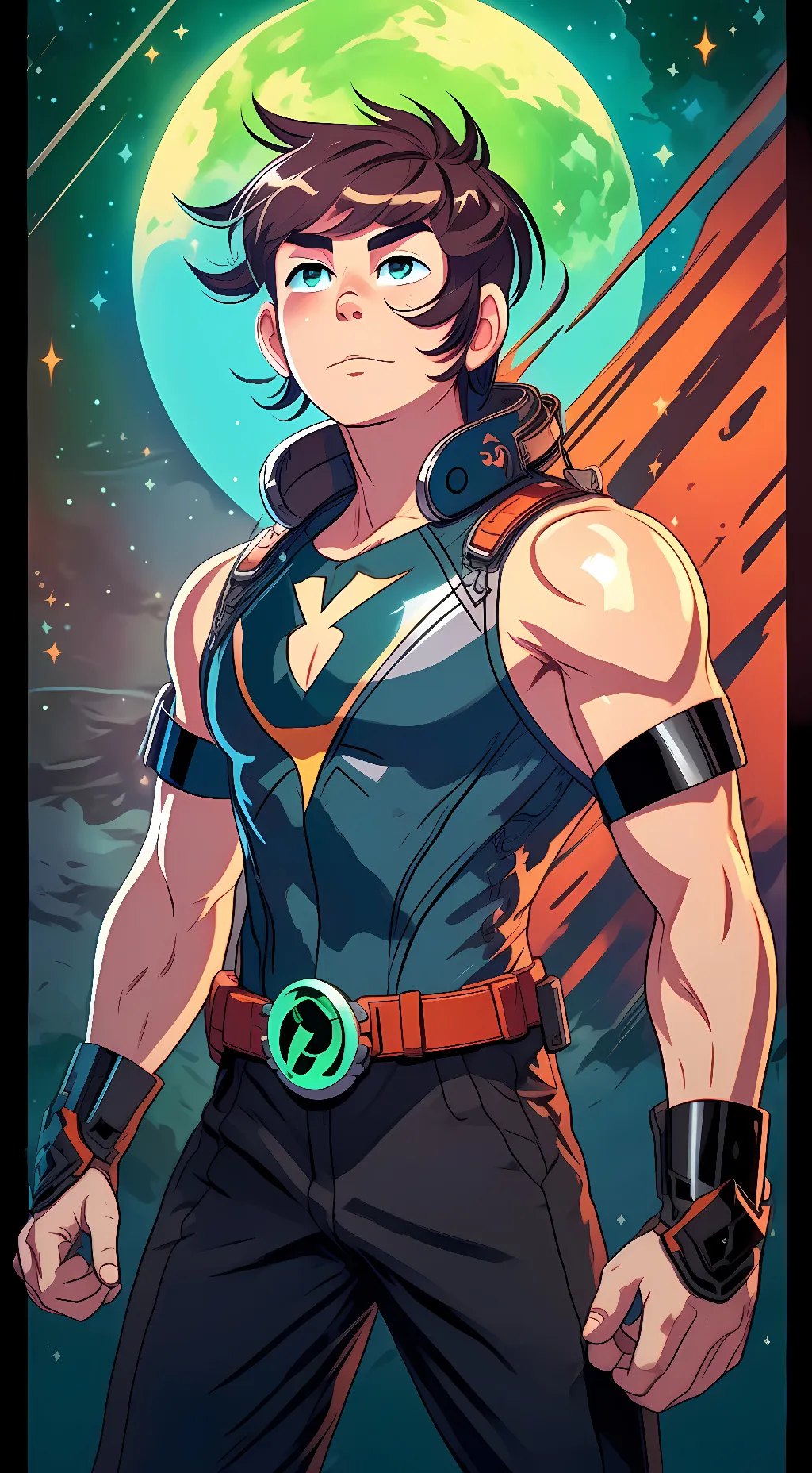 ai character: Ben 10 background
