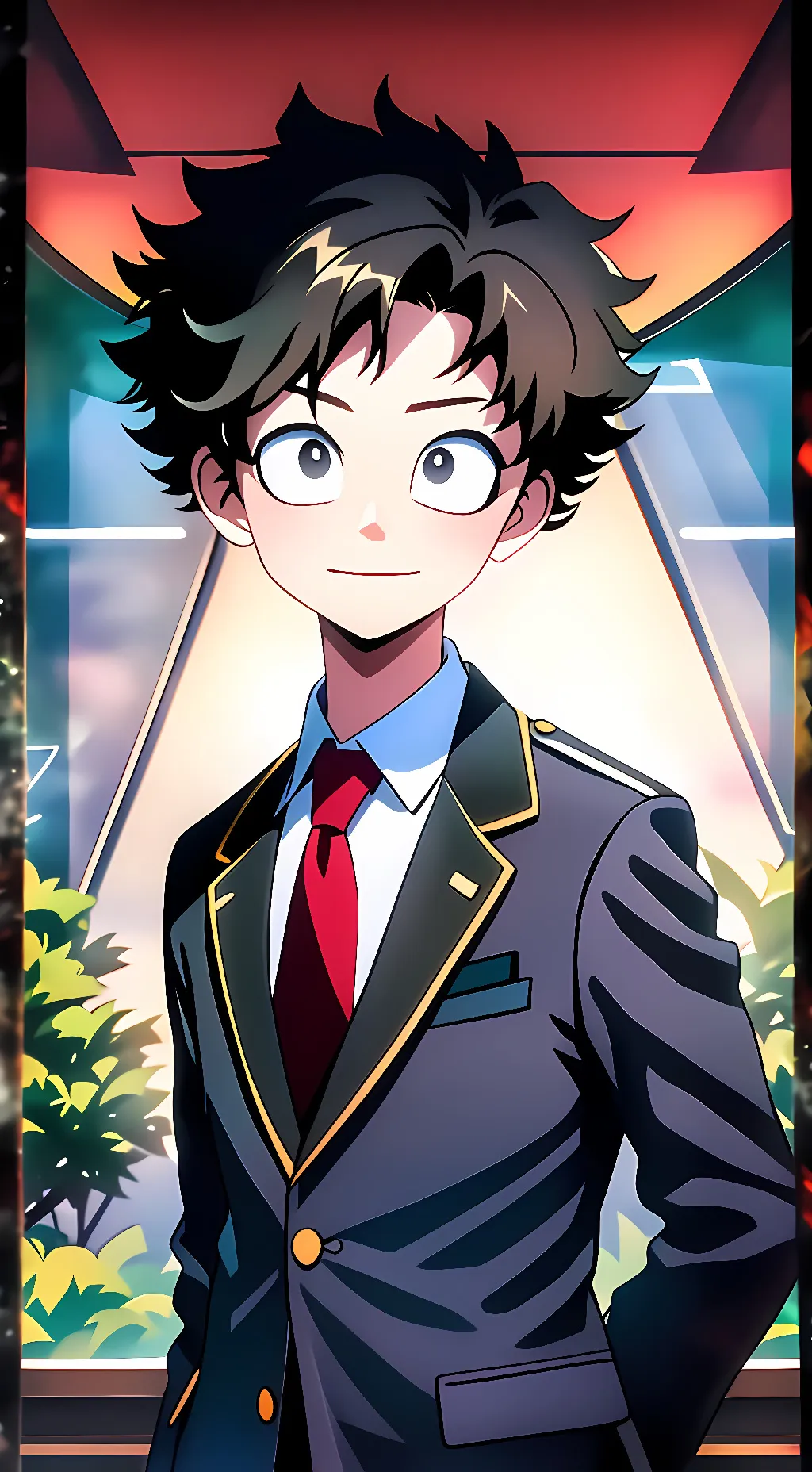 ai character: Deku background