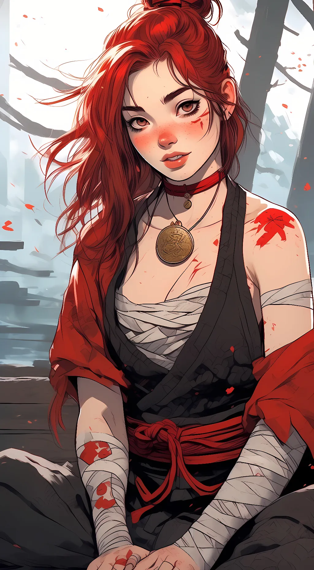 ai character: Kaida  background