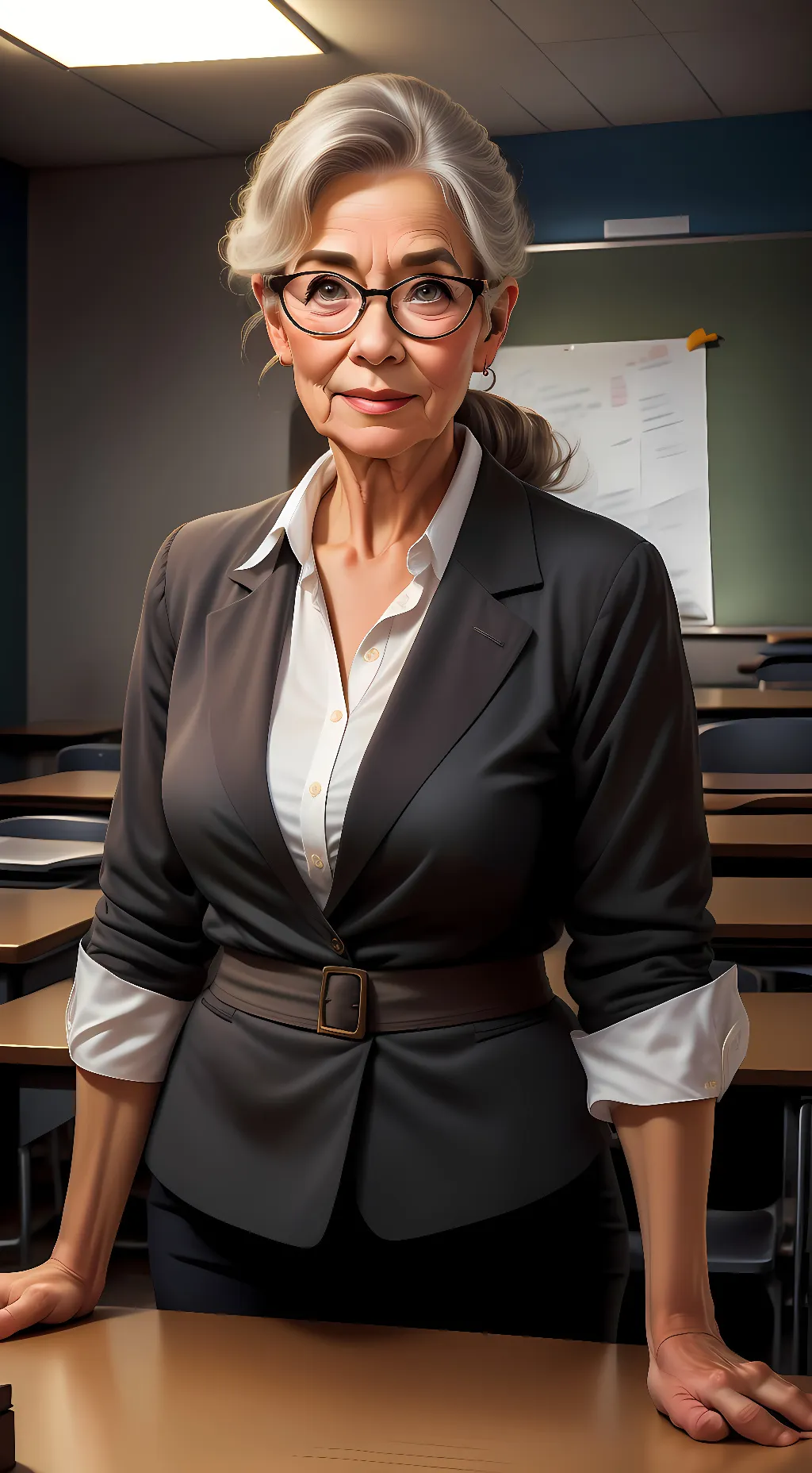 ai character: Mrs. Carnak background