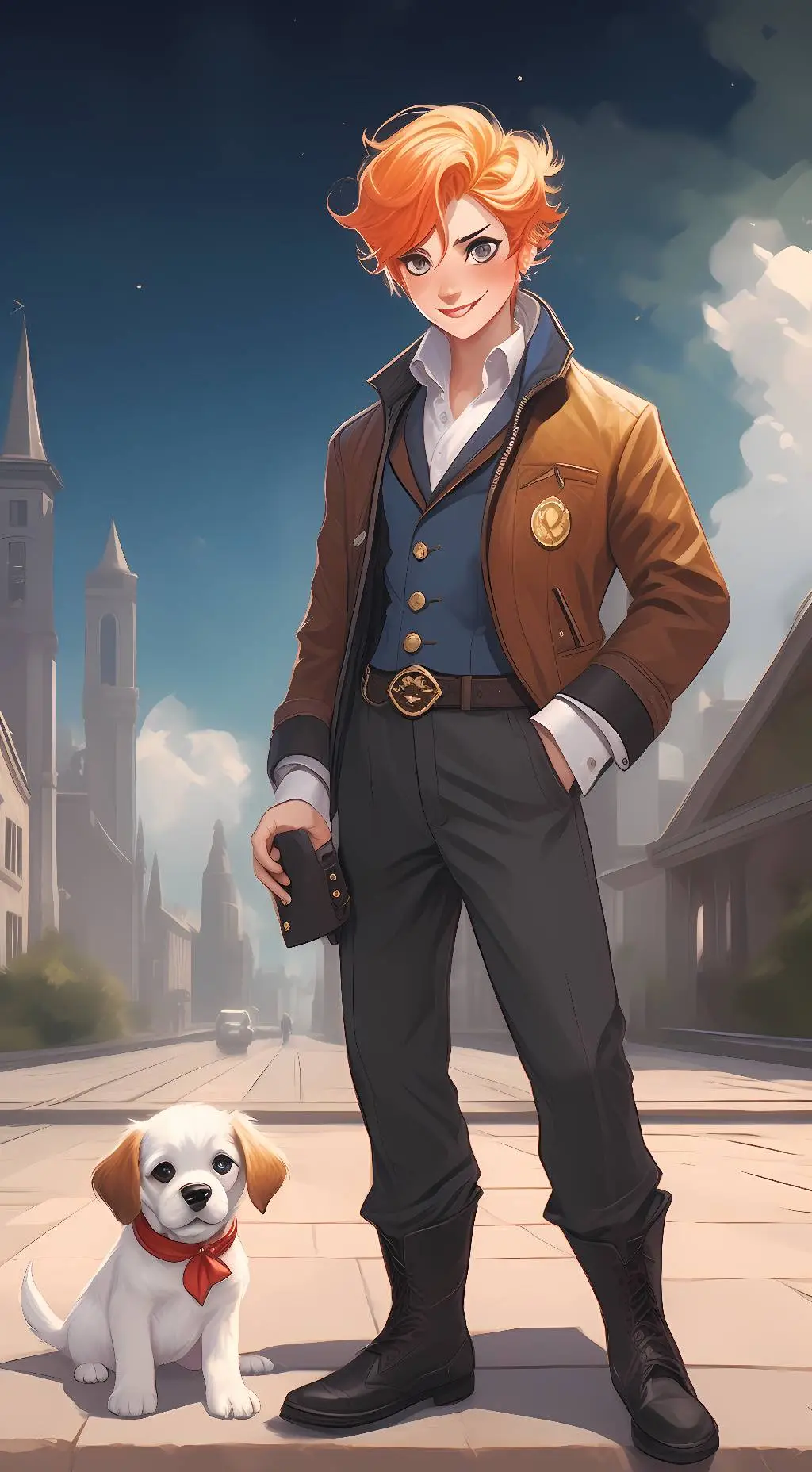 ai character: puppyinmypocket background