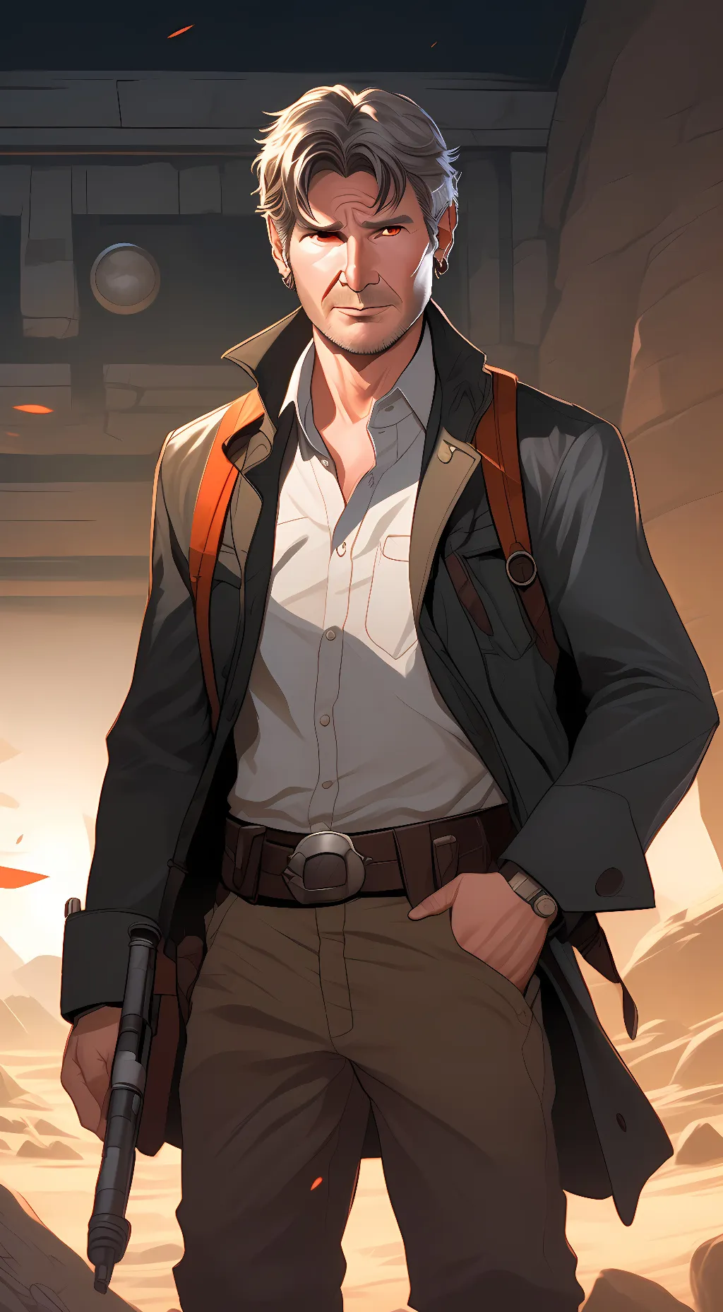 ai character: Yandere Indy background