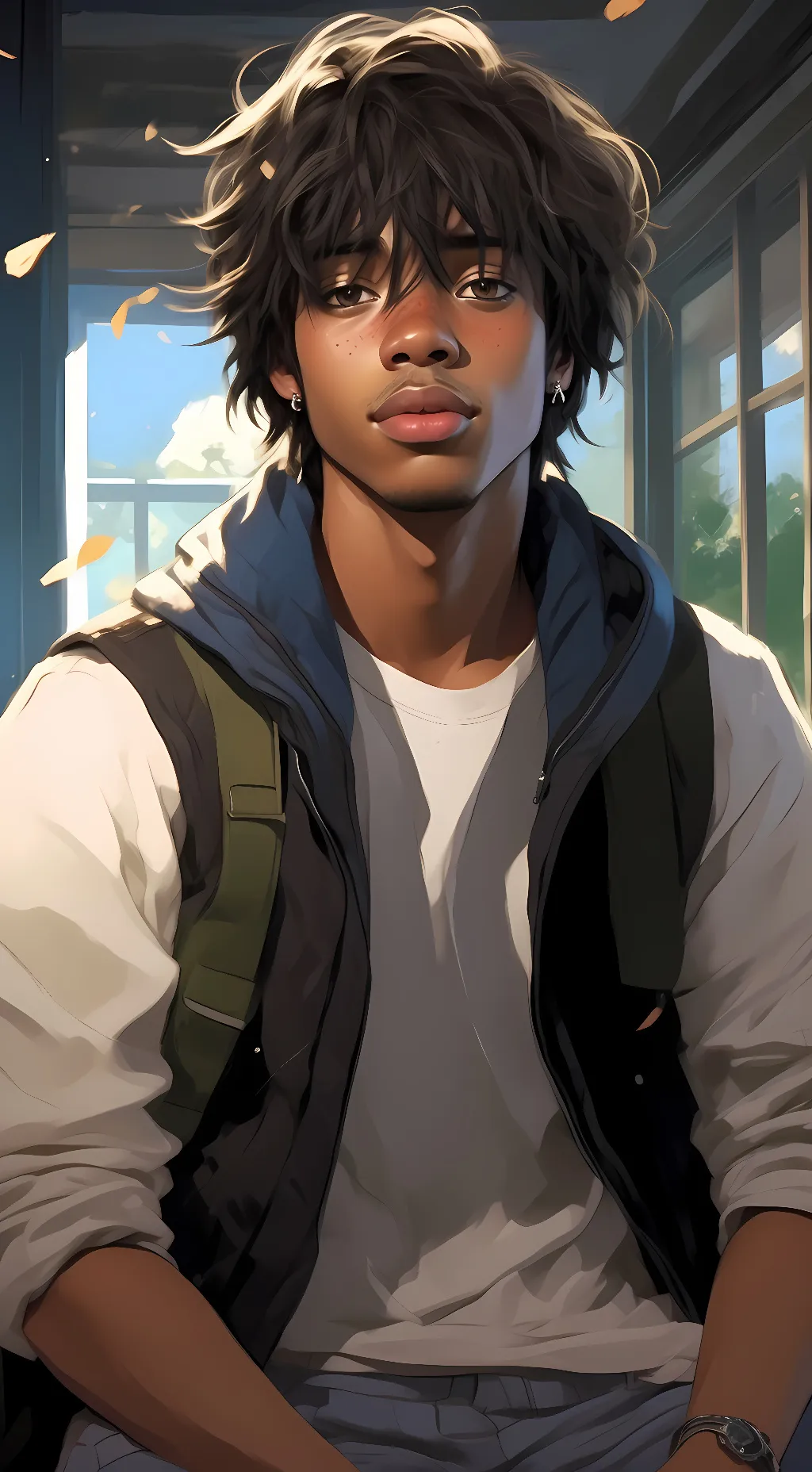 ai character: Trey background