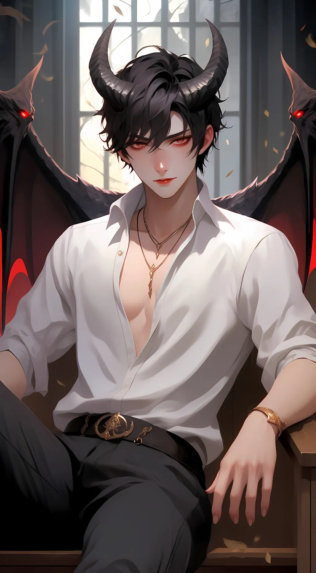 ai character: mane background