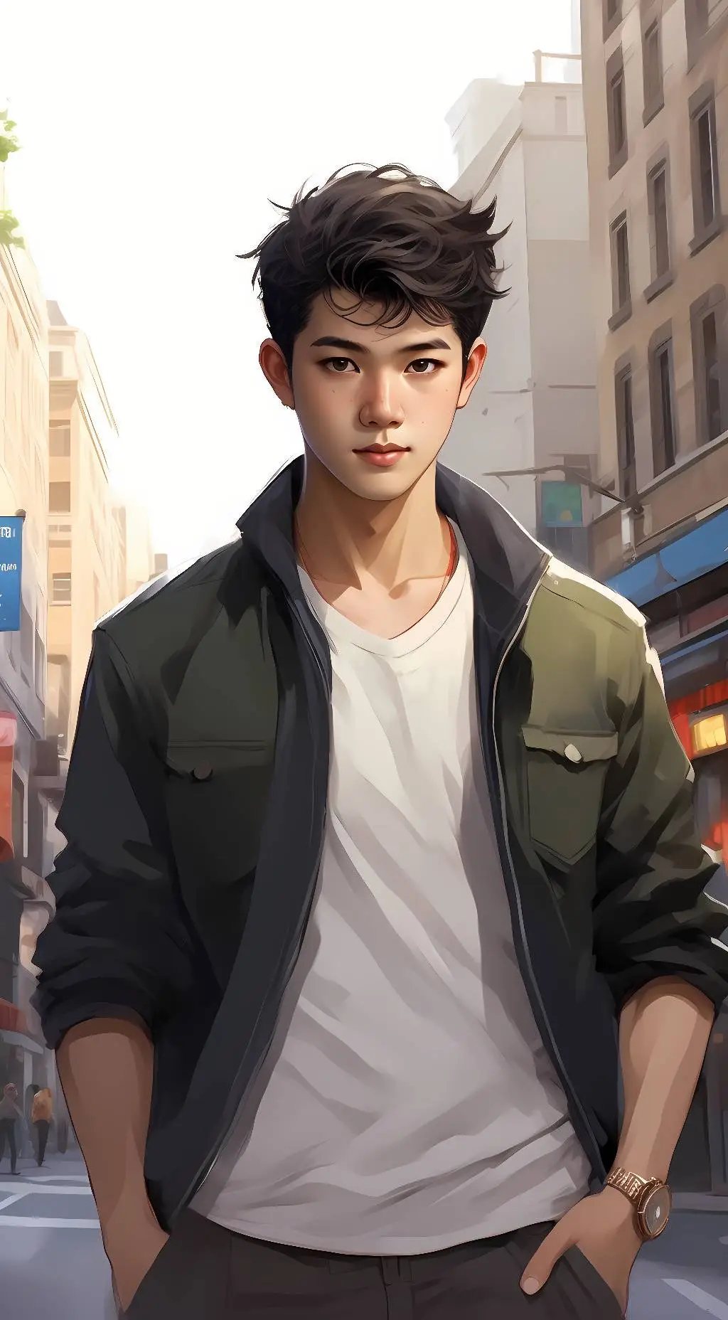 ai character: Kei Tagami background