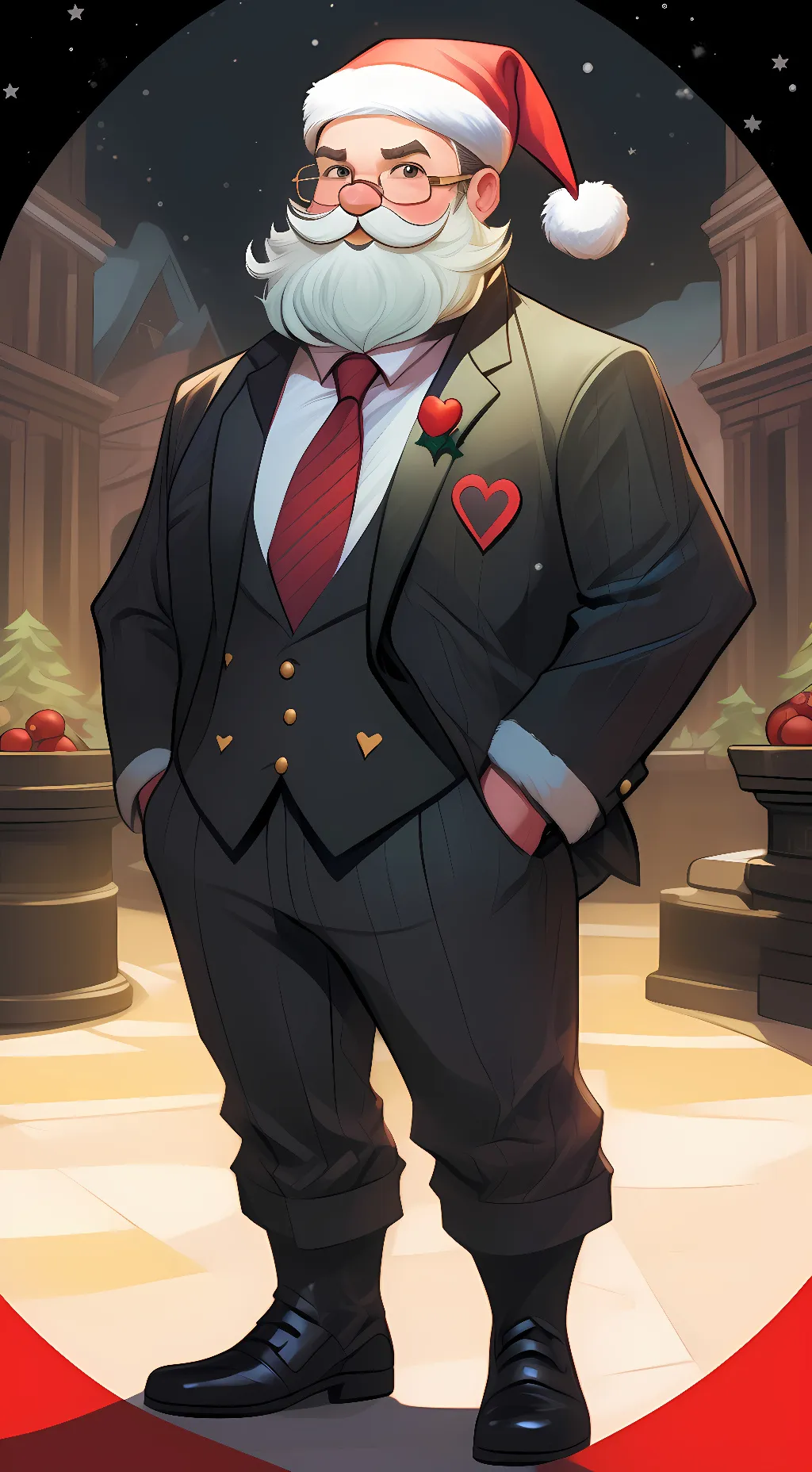 ai character: Tank background