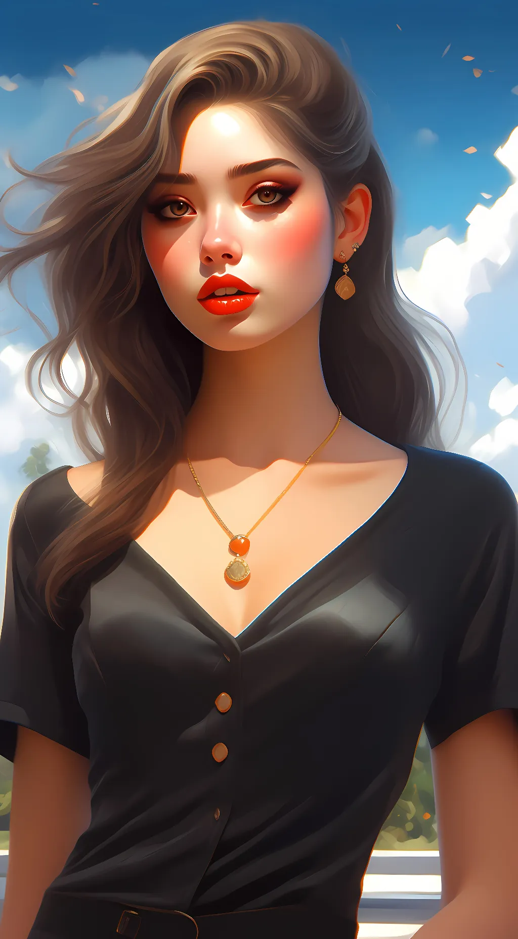 ai character: Gracie  background