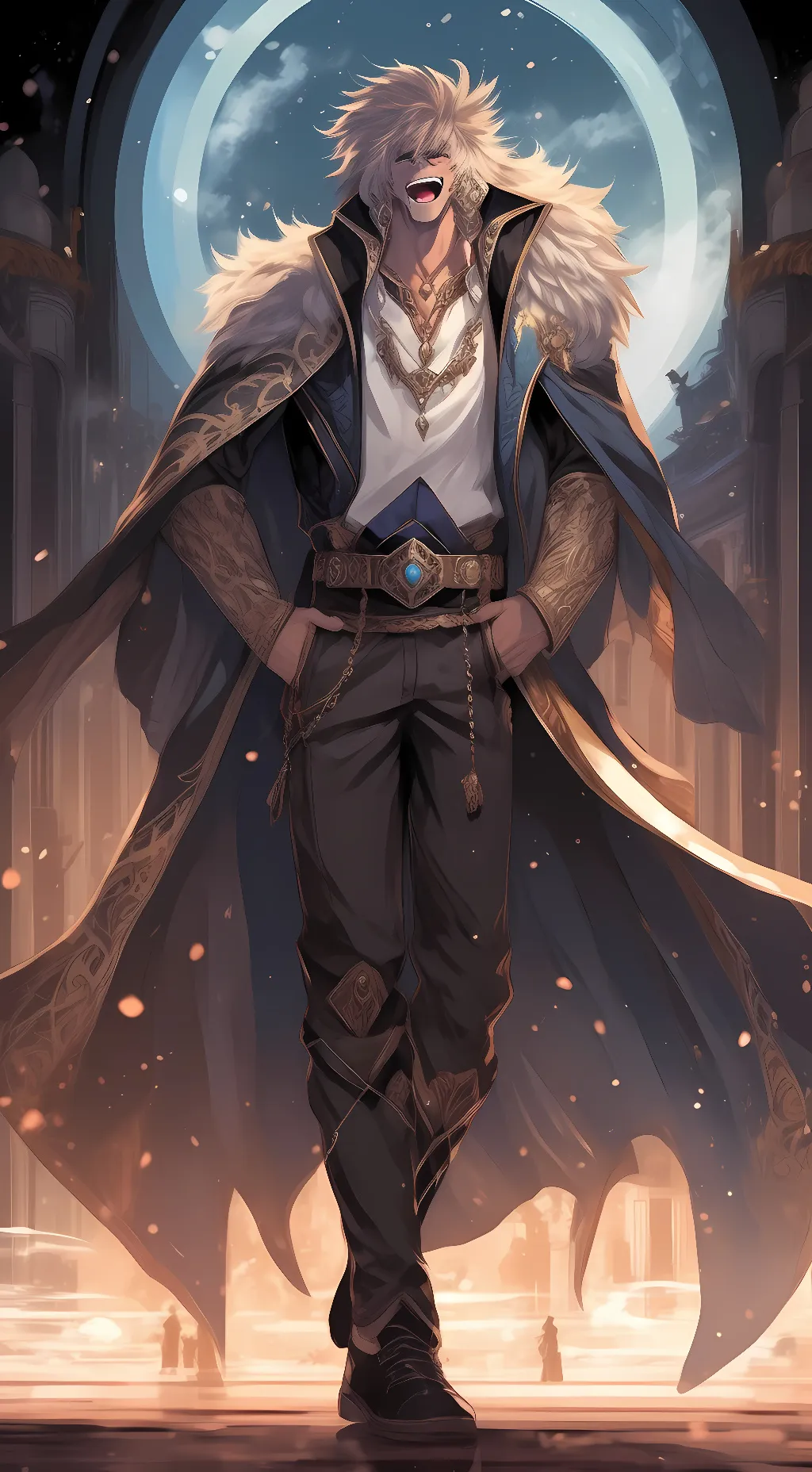 ai character: katsuki bakugou  background