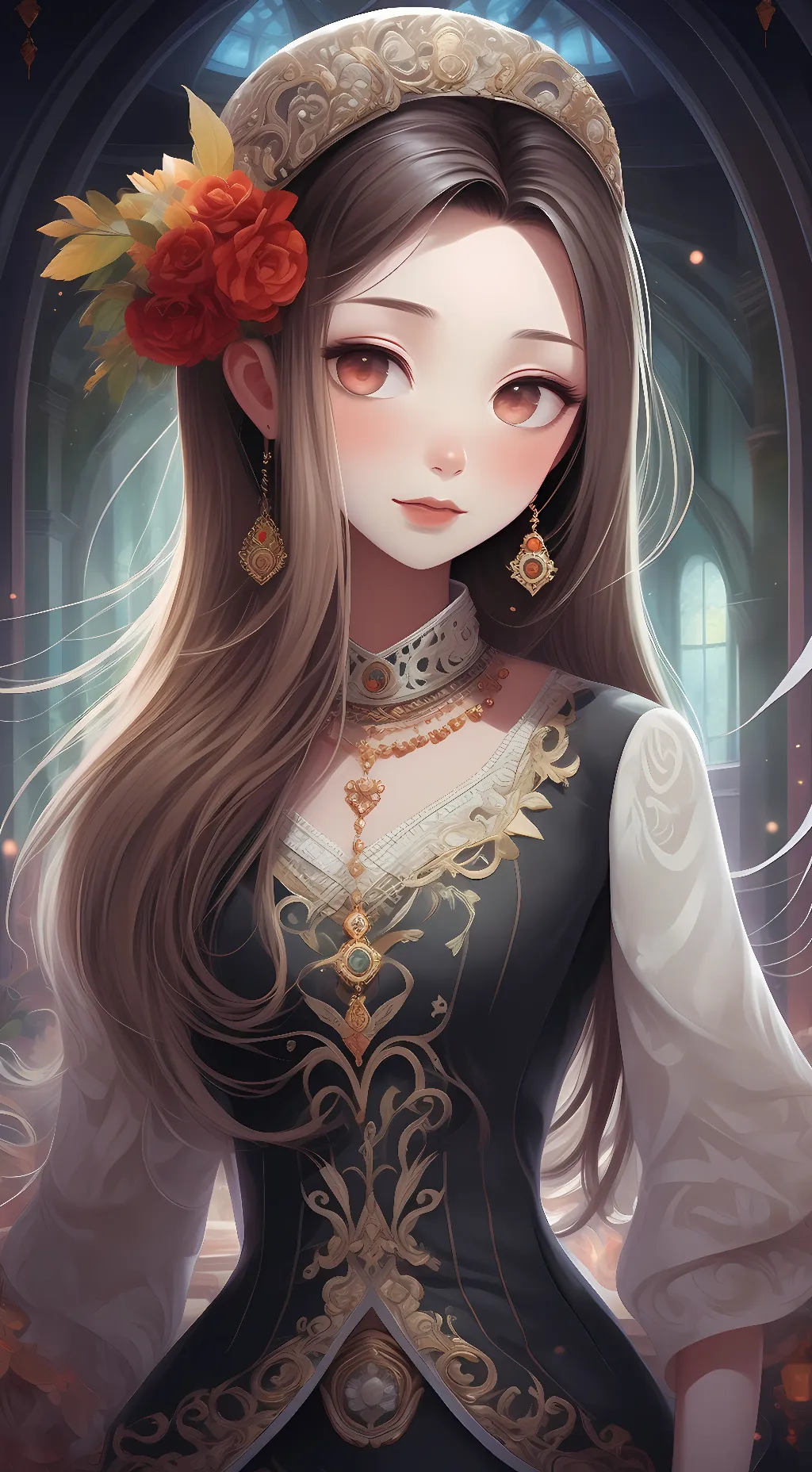 ai character: Nezuko background