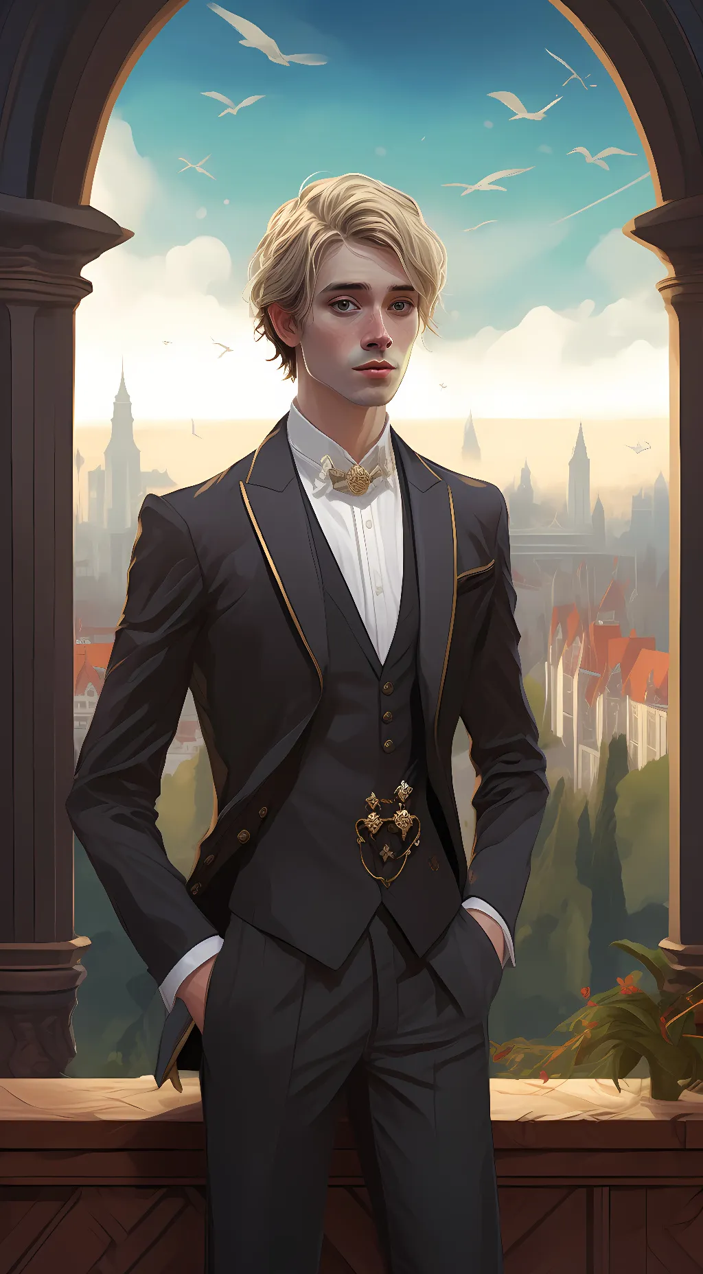 ai character: Lukas Waldenbeck background