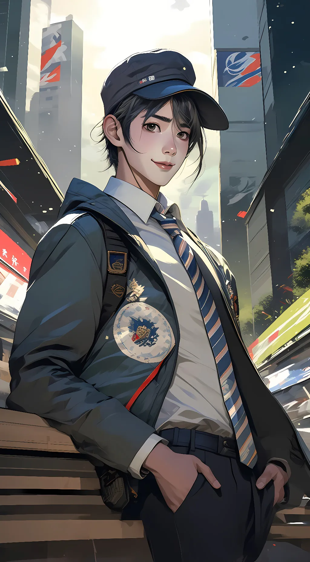 ai character: Tamashi background