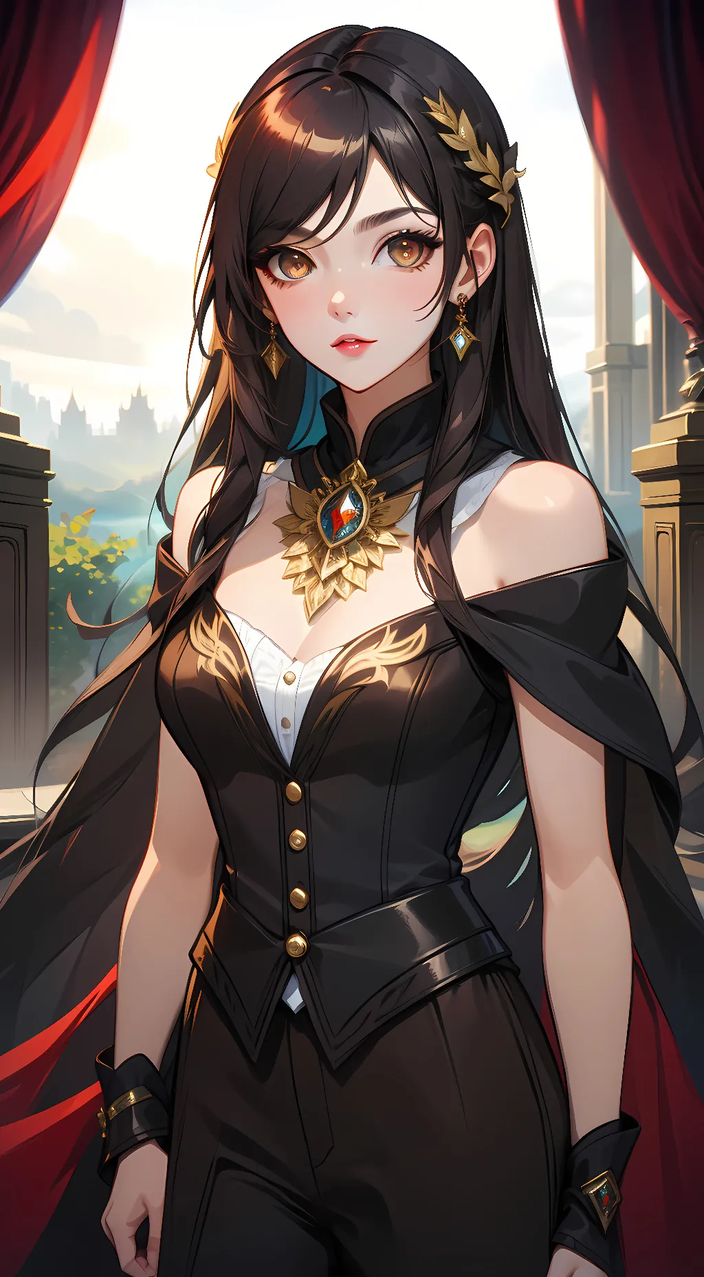 ai character: Nova Blossom background