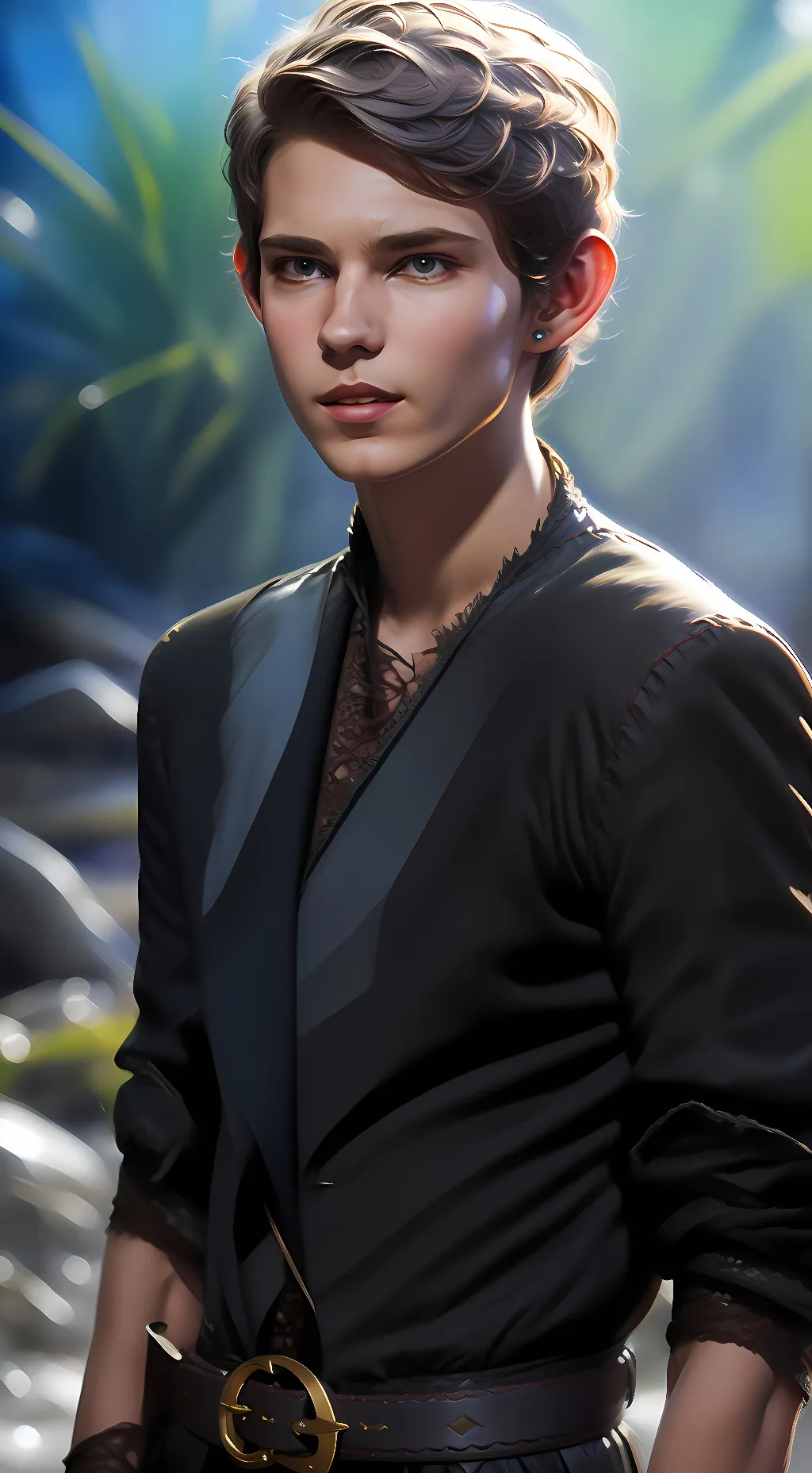 ai character: Peter Pan background