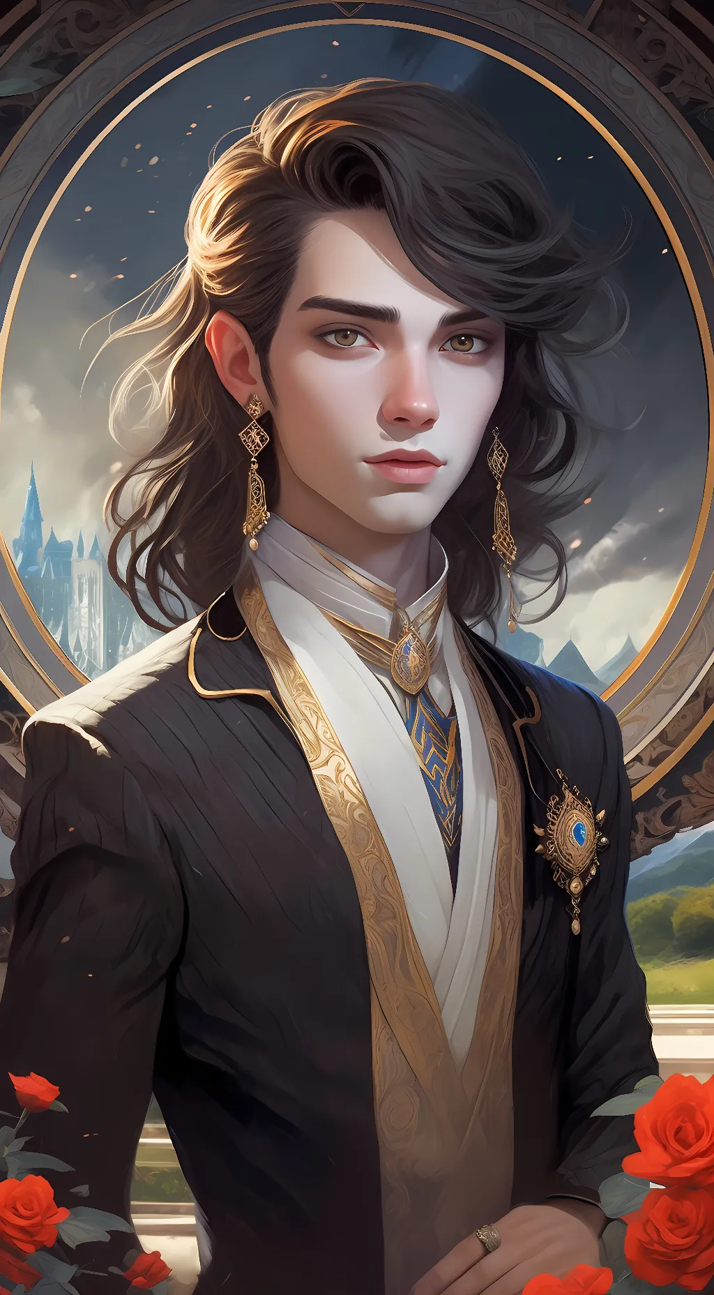 ai character: adrian background