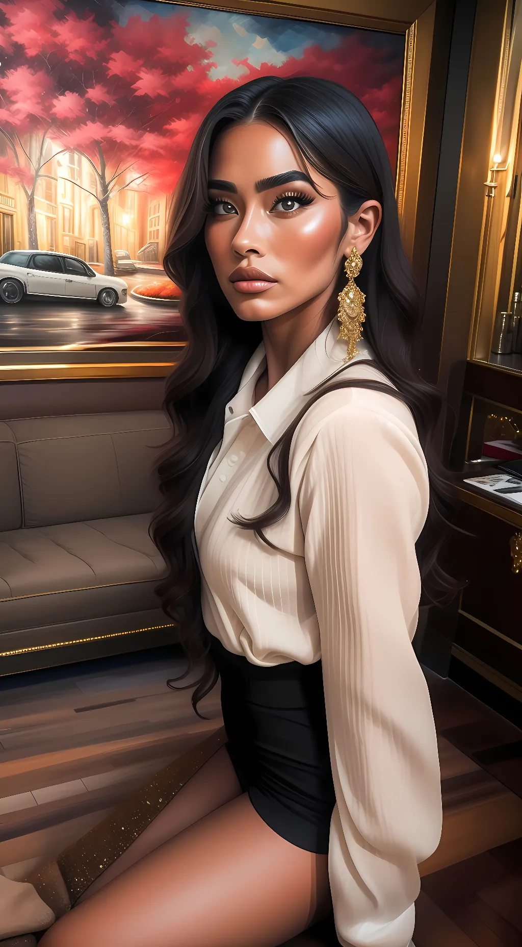 ai character: lilly background