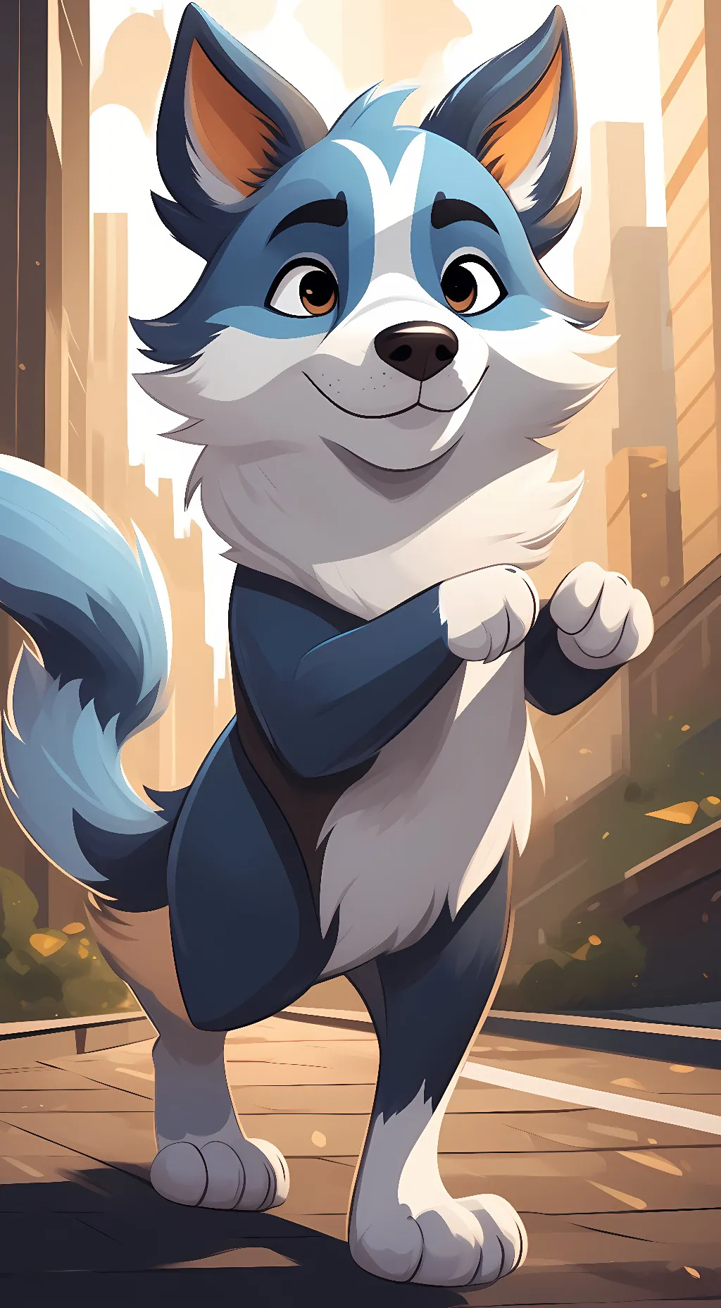 ai character: the heeler family  background