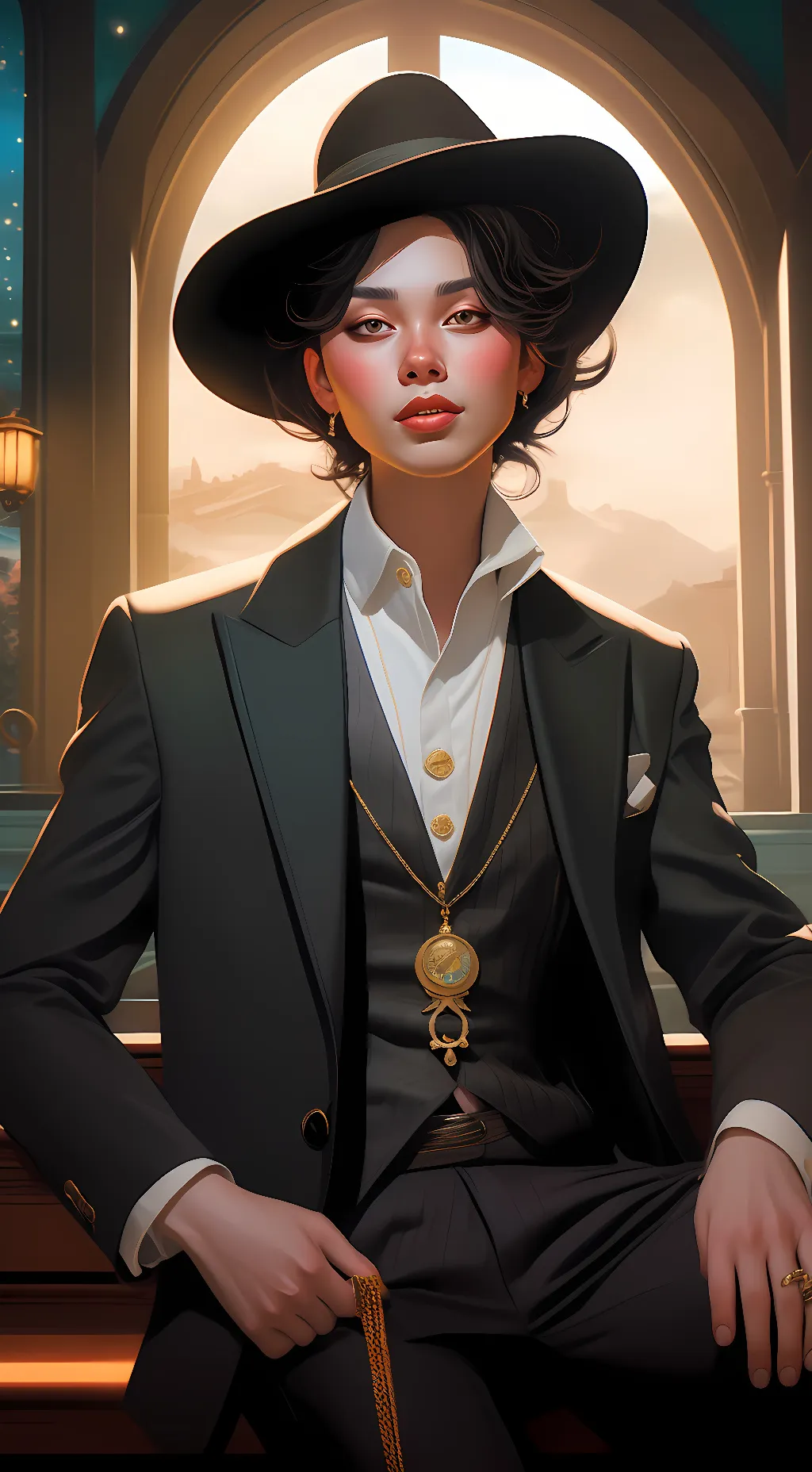 ai character: Jonas Gardner background