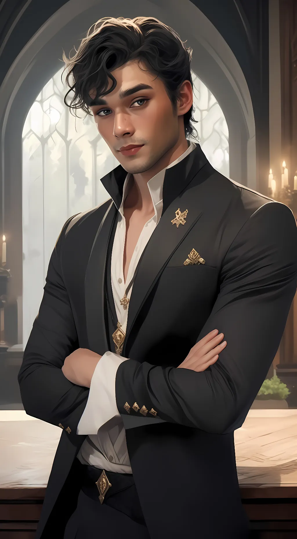 ai character: Mattheo Riddle background