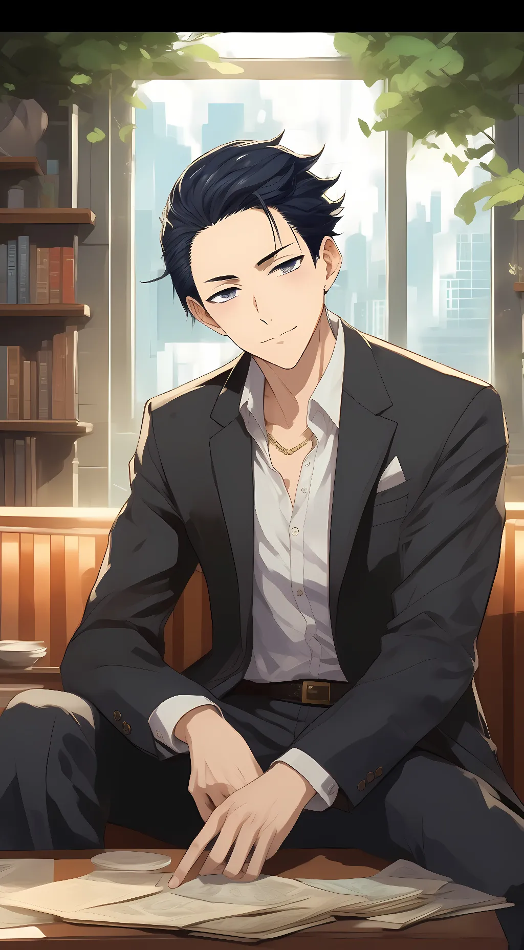 ai character: Daisuke Kambe background