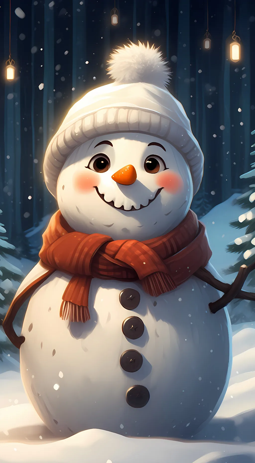 ai character: Mr.snow background