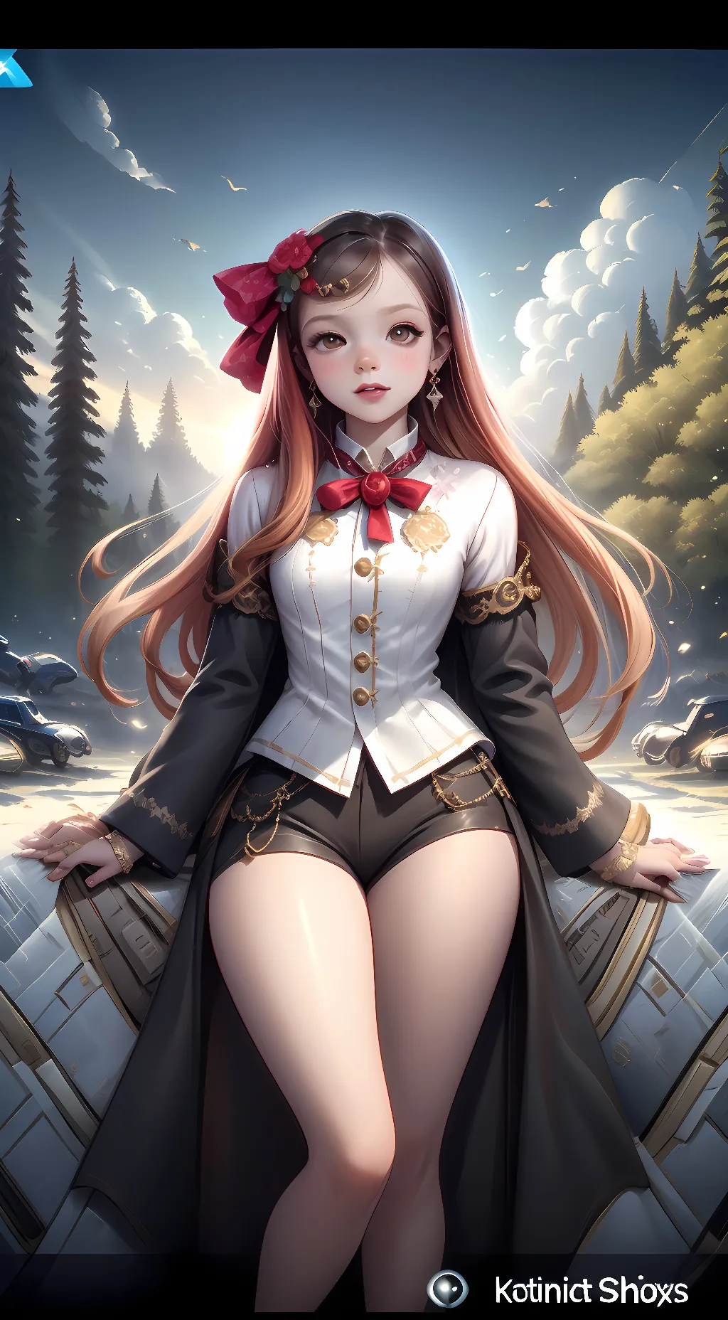 ai character: magnolia  background