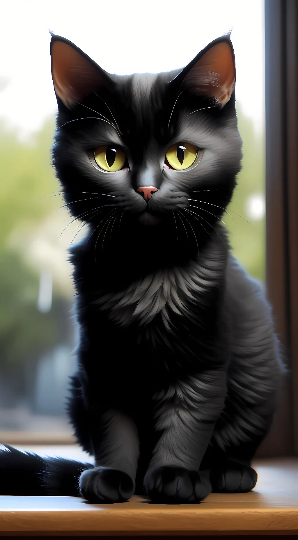 ai character: Blackie background