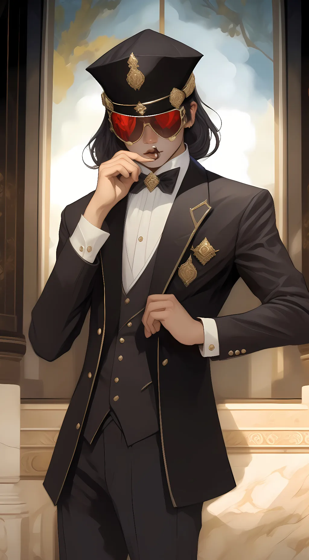 ai character: Nina  background