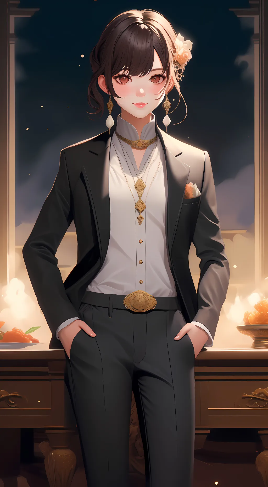 ai character: salad fingers  background