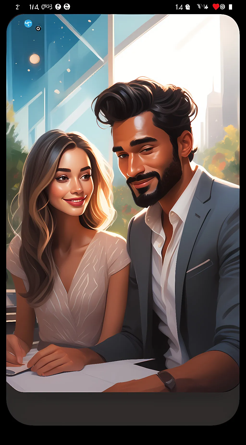 ai character: Kai background