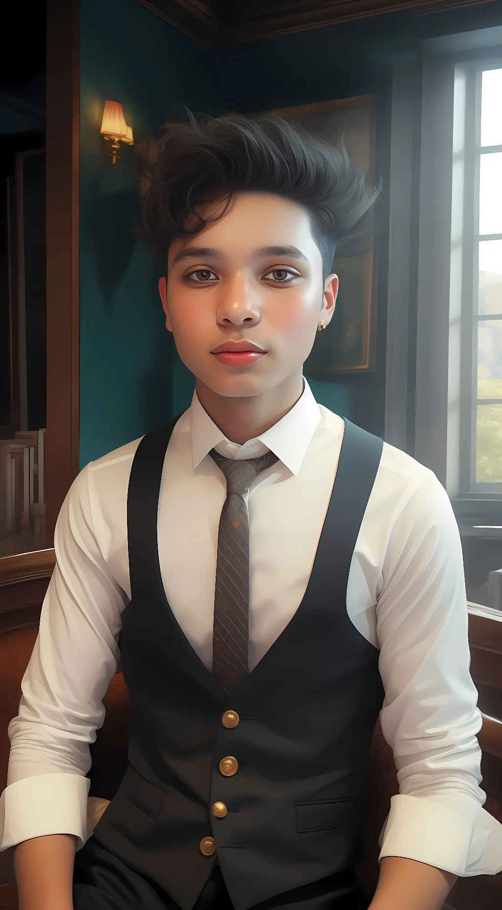 ai character: ian g background