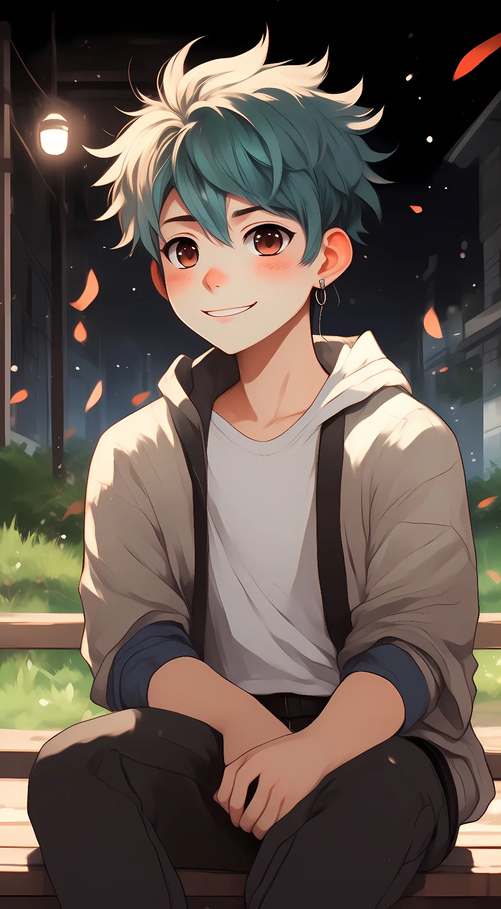 ai character: izuku background